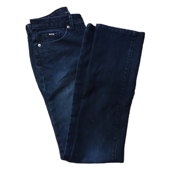 FDJ Olivia Dark-Wash High-rise Straight-Leg Jeans - Picture 4 of 9